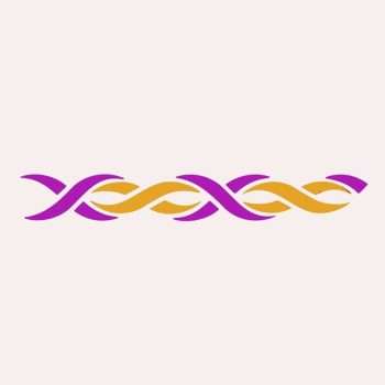 Double Ribbon Border Stencil