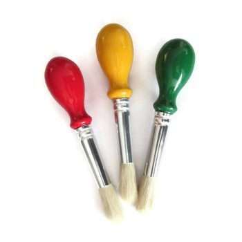 Knobby Stencil Brushes