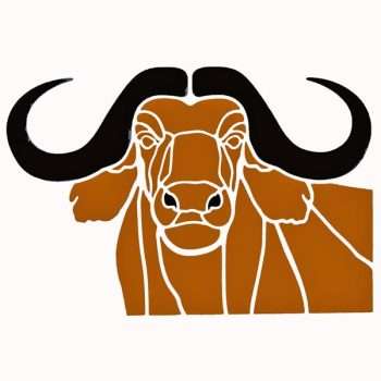 Buffalo Head Stencil