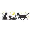Night Cats Stencil