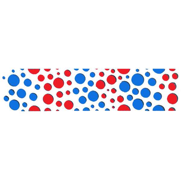 Bubble Texture Border Stencil