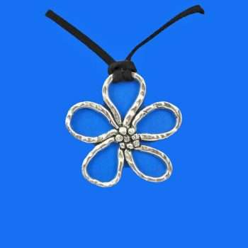 Daisy Pewter Pendant