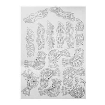 3-D Birds Ornaments