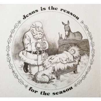 Jesus is the Reason Vintage Trichem Picture