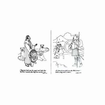 Bible Scenes Trichem Vintage Picture