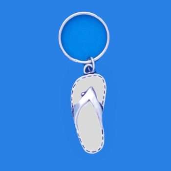 Keychain Pewter Sandal