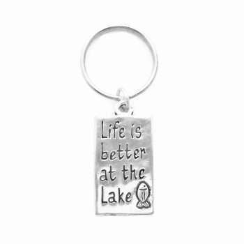 Life is Better at the Lake - Keychain