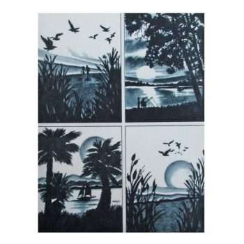 Silhouette Scenes Vintage Trichem