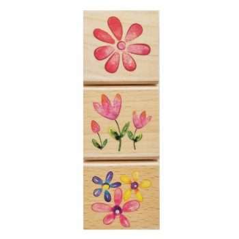 3 Wooden Stampers Set 2