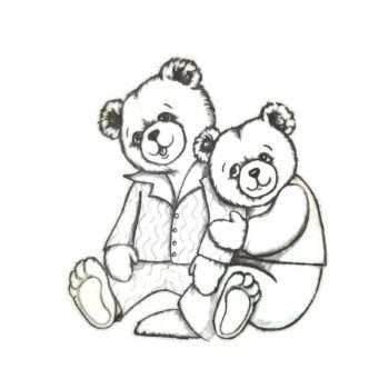 Cuddly Bears - Trichem Vintage Picture