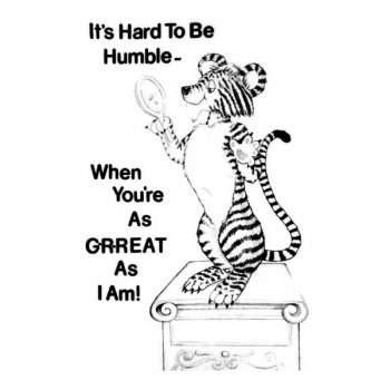 Hard to be Humble Tiger - Trichem Vintage Picture