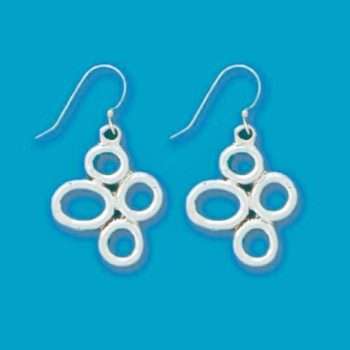 Four Circles Earrings