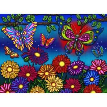 Flowers and Butterflies