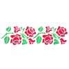 Climbing Rose Stencil