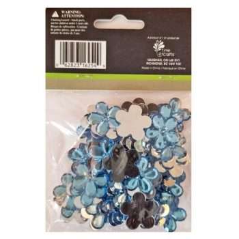 Flower Gemstones Blue