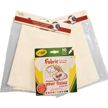 Canvas Placemats Craft Set