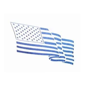 USA Flag Stencil