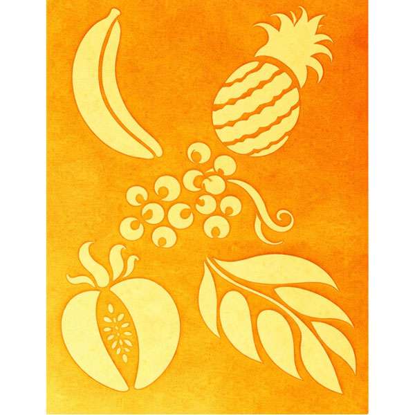 Fun Fruit Stencil - Trichem