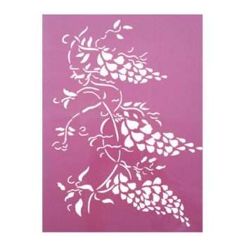 Wisteria Stencil