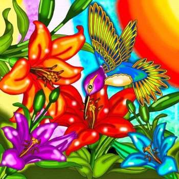 Hummingbird Diamonds Painting Kit