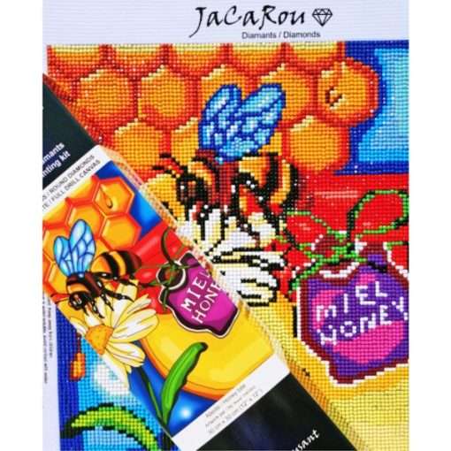 Honey Bee Box Diamond Painting Design