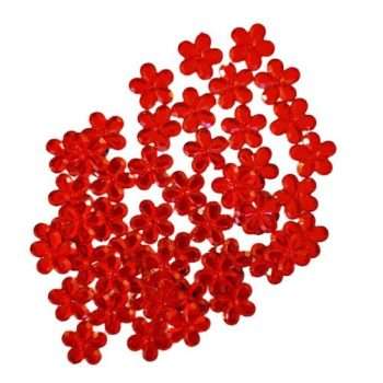 Gemstones Flower Red