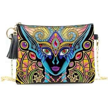Goddess Crossbody Bag Design Diamonds Art