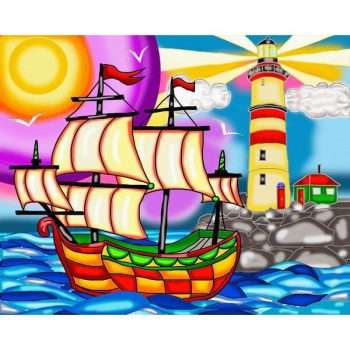 Lighthouse Diamonds Painting Kit Jacarou