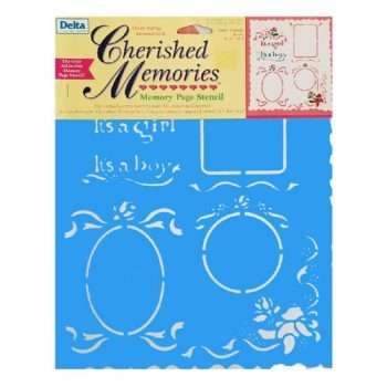 Cherished Memories It's A Girl or Boy Stencil