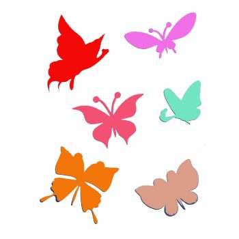 Pretty Butterflies Stencil