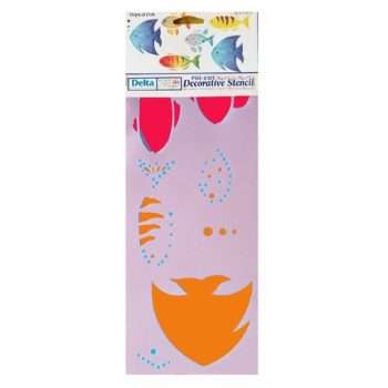 Tropical Fish Stencil
