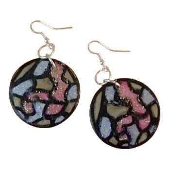 Abstract Pearl Shell Earrings