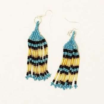 Turquoise Beaded Earrings
