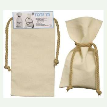 Canvas Gift Bag with Tie-Up