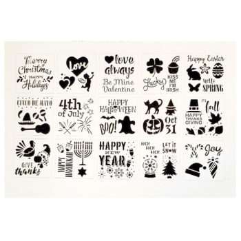 DIY Stencils - Holiday