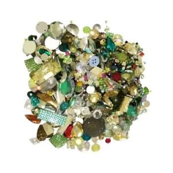 Green Multi Glitz