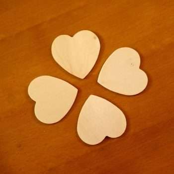 Heart Shaped Natural Wood
