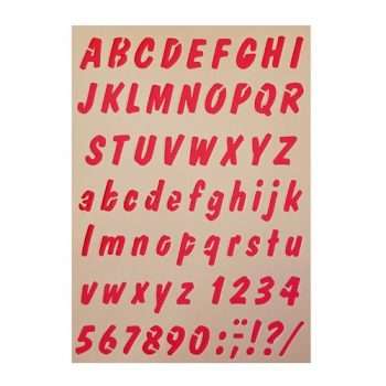 Alphabet Stencil 1