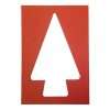 Red Christmas Cardboard Photo Frames