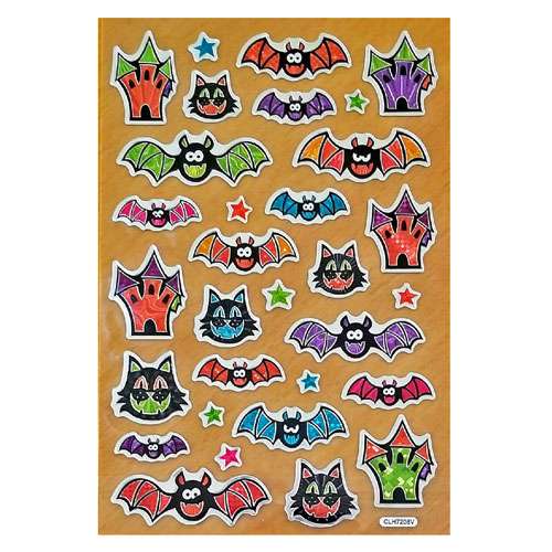 Halloween Bats Stickers