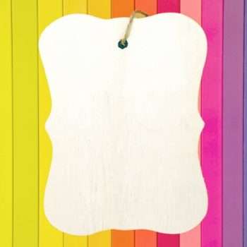 Natural Shaped Wood Cut-Out