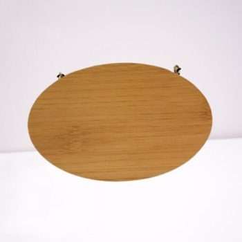 Oval Wood Plaque