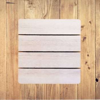 Wood Square to Paint and Decorate