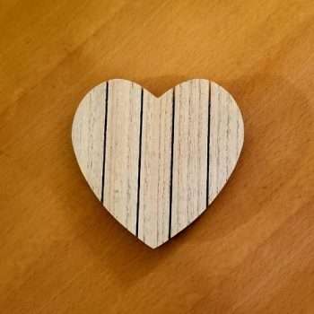 Wood Heart to Paint and Decorate