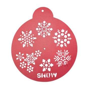 Winter Snowflake Stencil