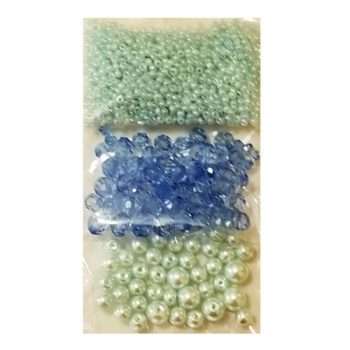 Pearls and Beads Blue