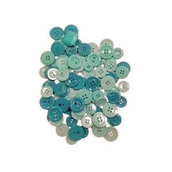 Buttons in Shades of Blue