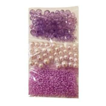 Beads and Pearls Purple