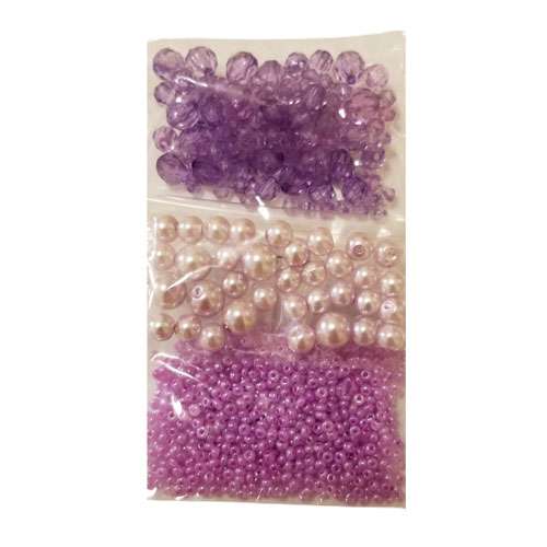 Beads and Pearls Purple