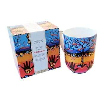 Porcelain Mug Remember by John Rombough Box